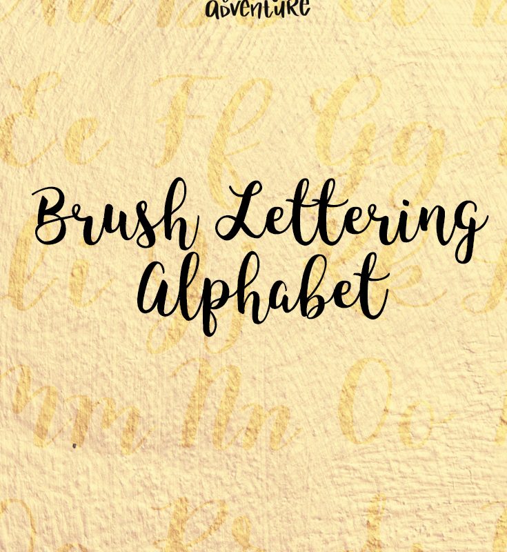 Brush Lettering Alphabet