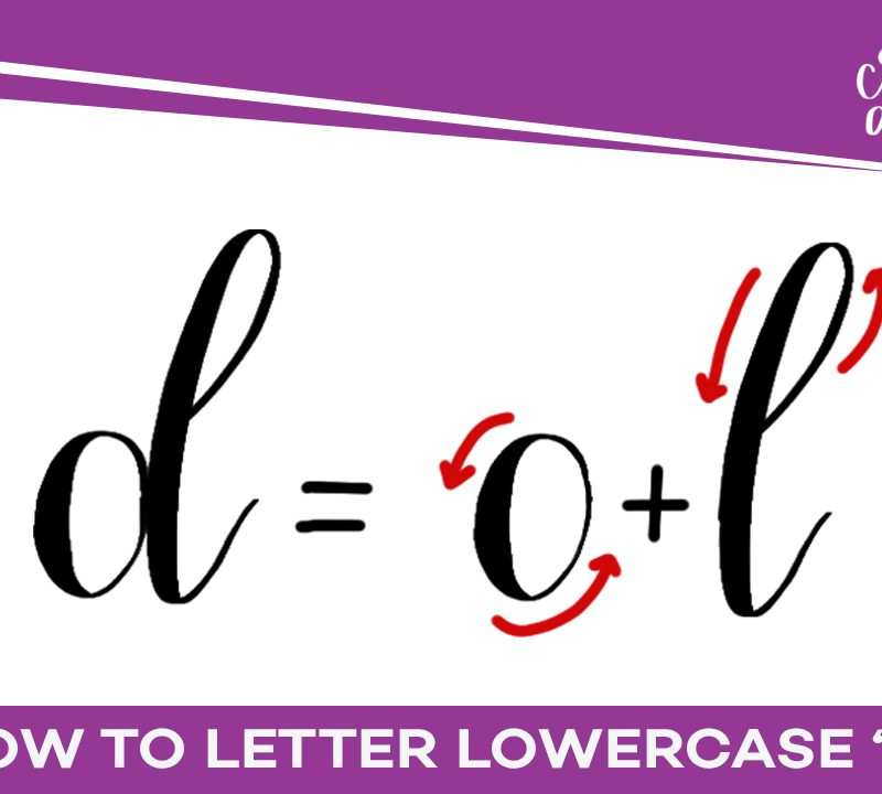 How to Letter Lowercase “d”