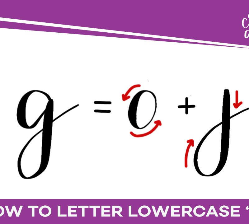 Learn How to Letter the Lowercase “g”