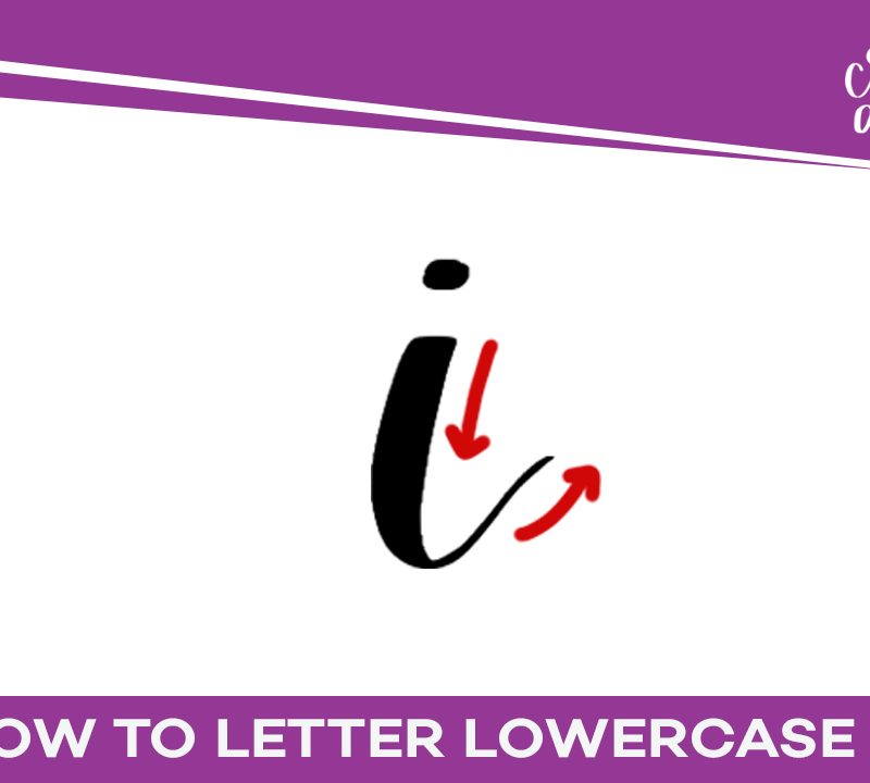 How to Letter Lowercase “i”